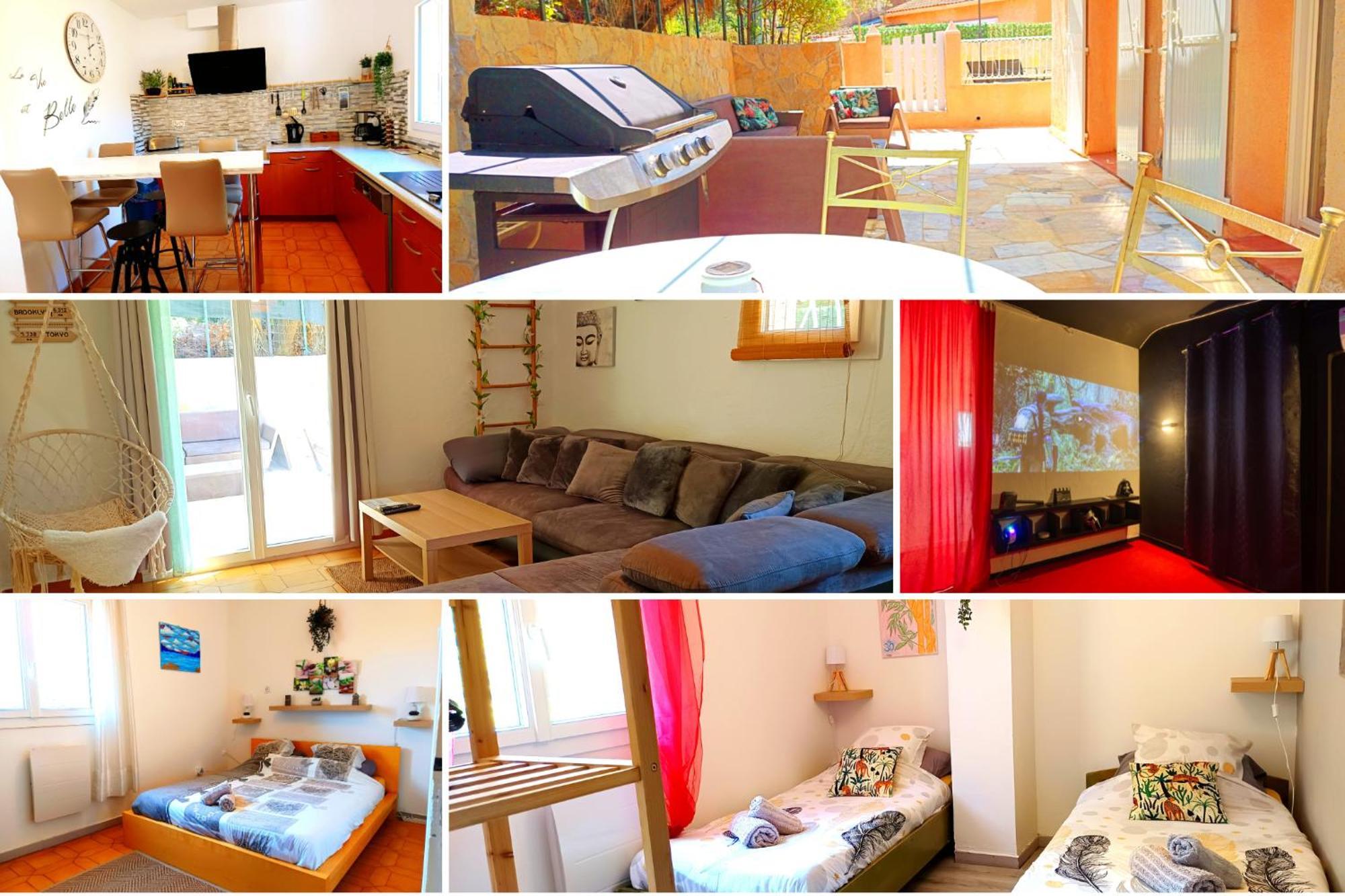 לה ואלט-דו-ואר Villa Nais 126M2-Zen-Salle Cinema-Piscine מראה חיצוני תמונה